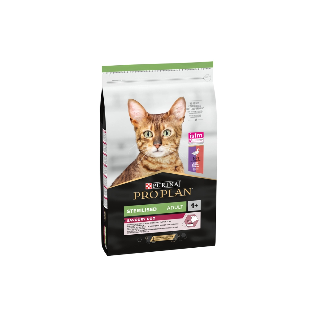 Сухий корм для кішок Purina Pro Plan для стерилізованих/кастрованих з качкою і печінкою 10 кг (7613036732727) - зображення 2