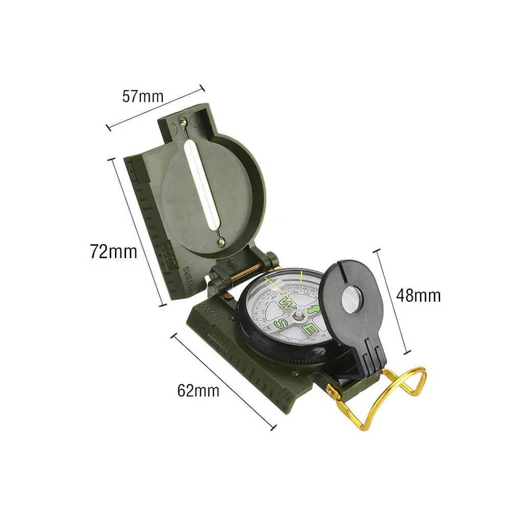 Компас Optima військовий артилерійський гелевий складаний (CMPS-001) - изображение 3