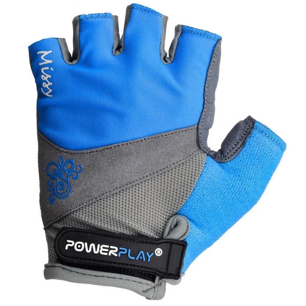 Велорукавиці PowerPlay Women 5277 Blue S (5277B_S_Blue) - зображення 2