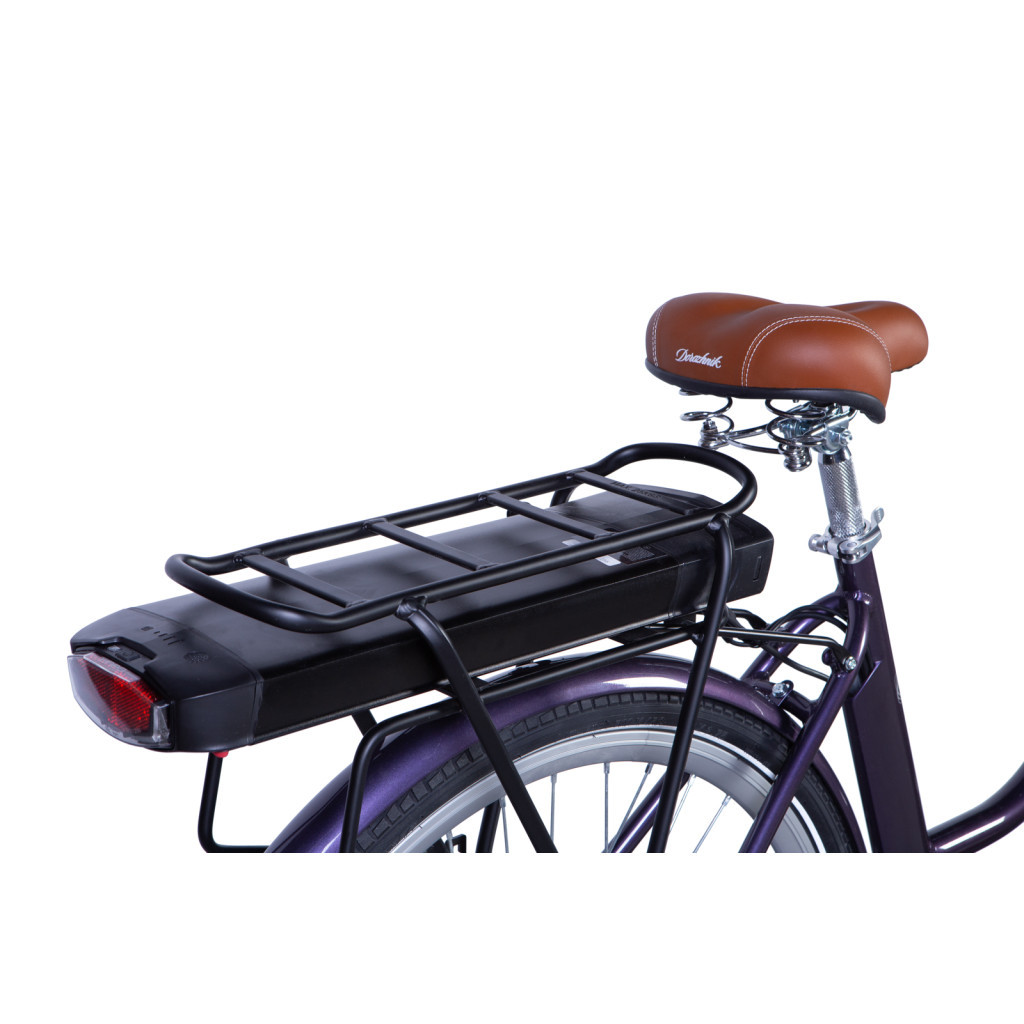 Електровелосипед Dorozhnik eCORAL 28" 19" 48B 12.5А*г St 2024 Сливовий (ELB-D-28-046) - зображення 4