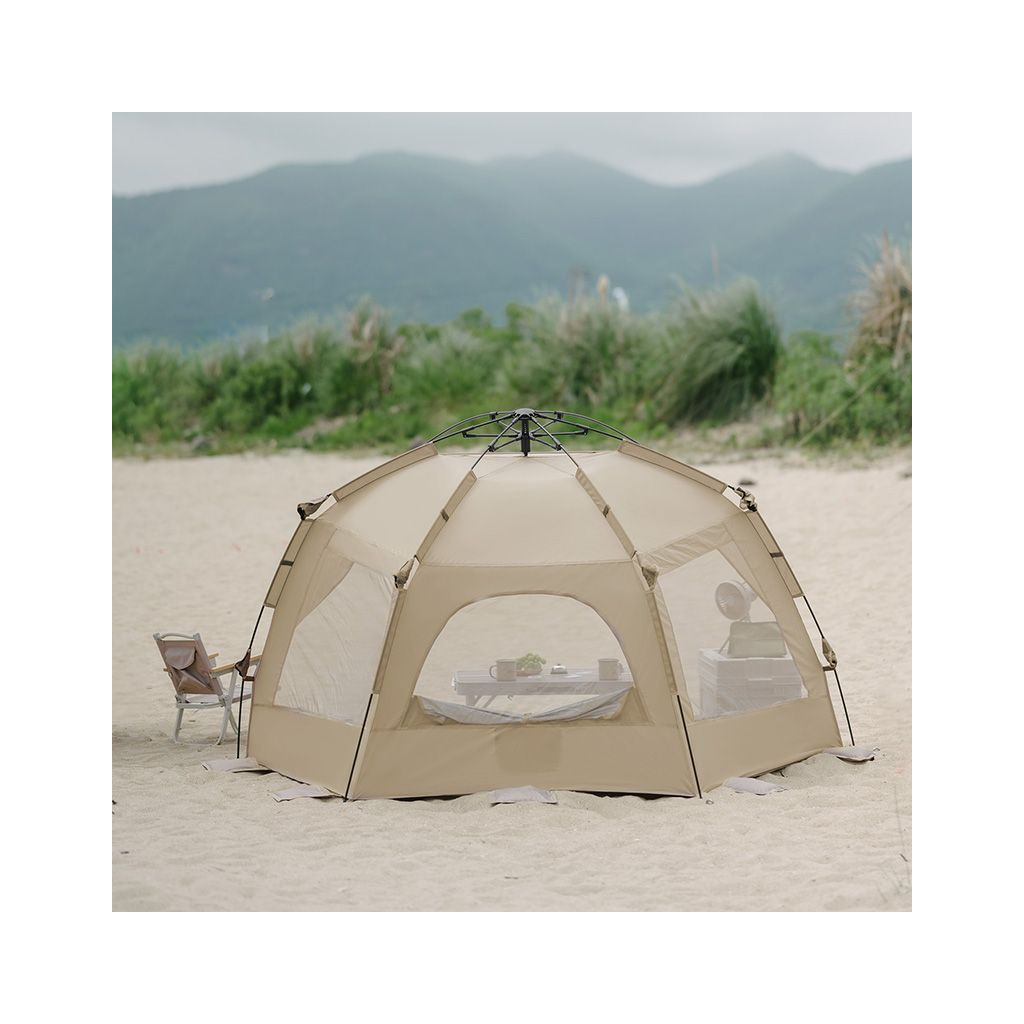 Тент Naturehike автоматичний відкритий CNK2300ZP023, коричневий (6976023921995) - зображення 10