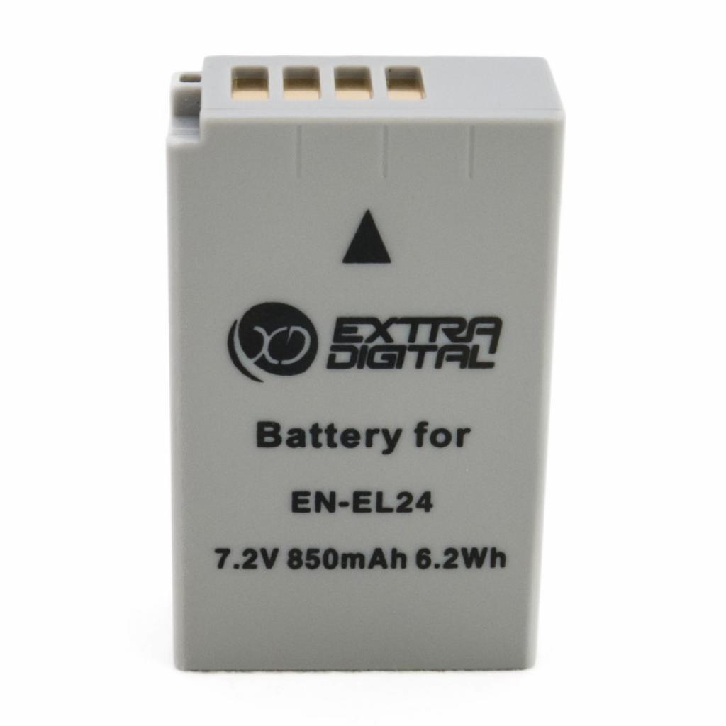 Акумулятор до фото/відео Extradigital Nikon EN-EL24 (BDN2688) - зображення 2