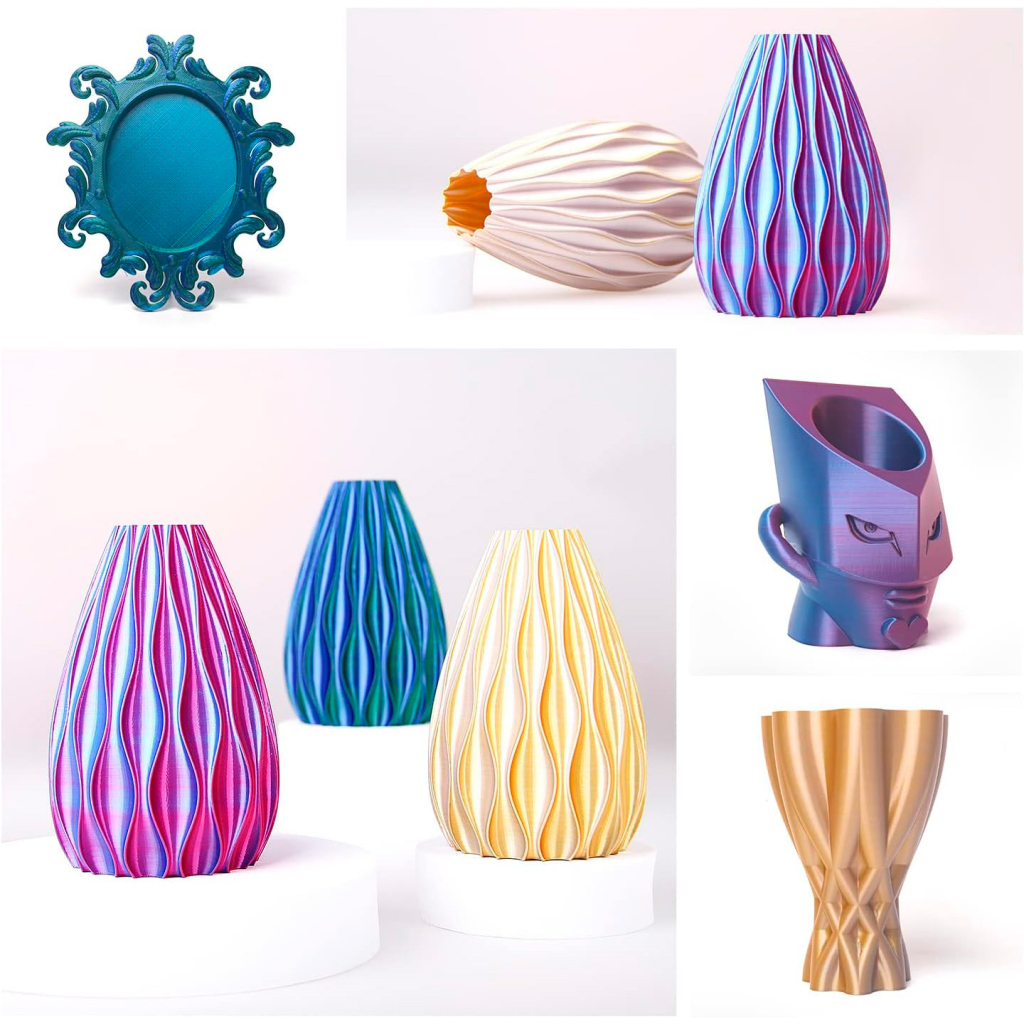 Пластик для 3D-принтера eSUN ePLA-Silk metal color, 1,75мм, 1кг, gold (ePLA-Silk-P175J1) - зображення 11