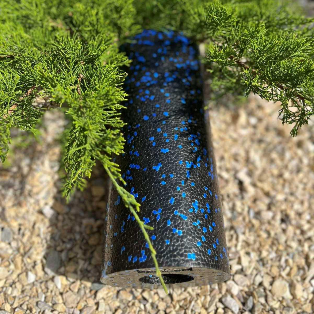 Масажний ролик PowerPlay PP-4347 EPP Foam Roller 33x14см Чорно/Синій (PP_4347_Blue_(33*14)) - зображення 6