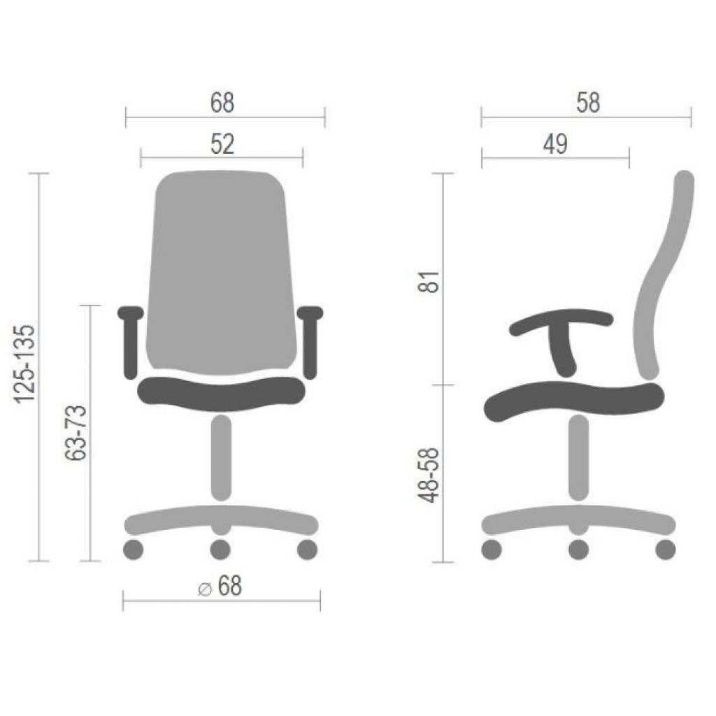 Крісло ігрове Аклас Пегас PL RL Красное (18529) - зображення 6