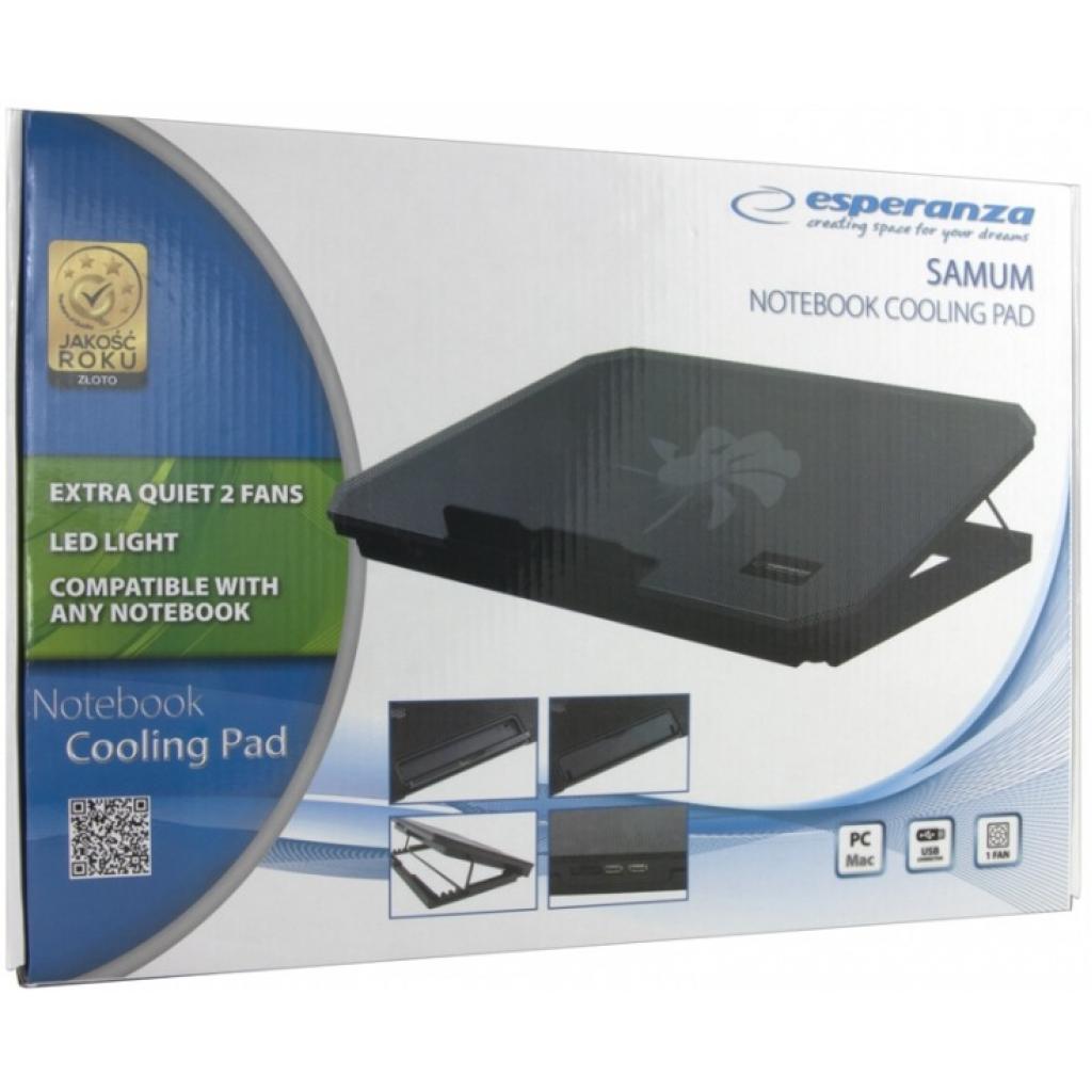 Підставка до ноутбука Esperanza Samum Notebook Cooling Pad all types (EA141) - зображення 3