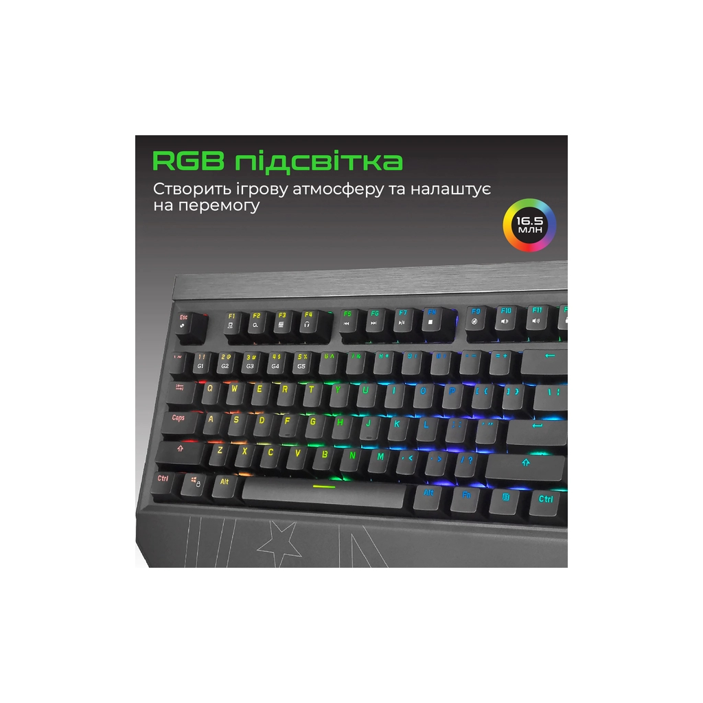 Клавіатура Vertux Tantalum USB Black (tantalum.black) - зображення 3