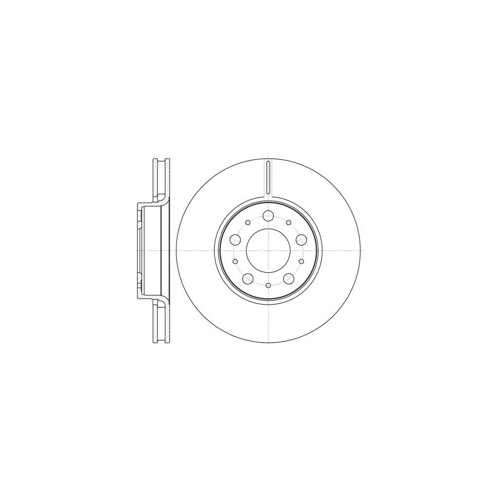 Гальмівний диск REMSA 6619.10 - зображення 1