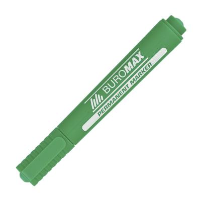 Маркер Buromax Permanent "JOBMAX", round tip, green (BM.8700-04) - зображення 1