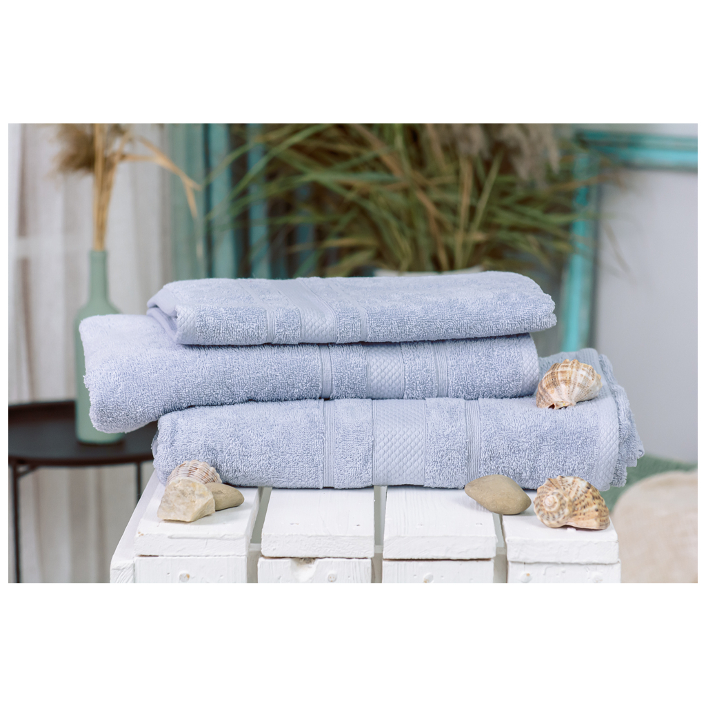 Рушник MirSon набір банний 5007 SoftNess Lavender 50x90, 70x140, 100x150 (2200003182675) - зображення 1