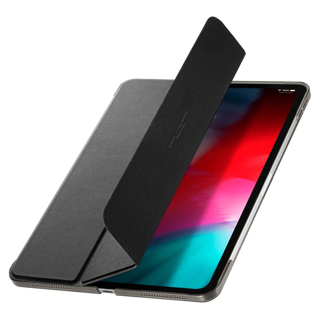 Чохол до планшета Spigen iPad Pro 12.9" (2018) Smart Fold Black(Ver.2) (068CS25712) - зображення 5