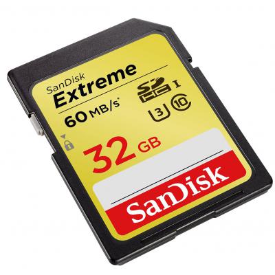 Карта пам'яті SanDisk 32Gb SDHC Class10 Extreme (SDSDXN-032G-G46) - зображення 2