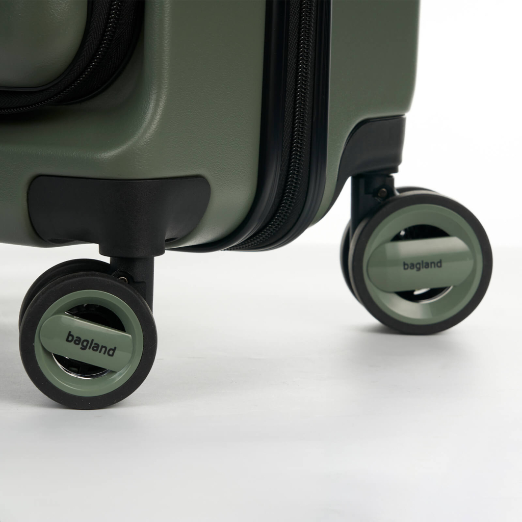 Валіза Bagland середня 72 л хакі (1140621767) - зображення 9