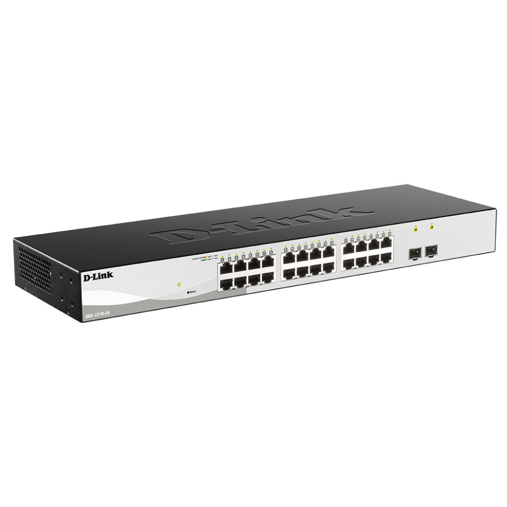 Комутатор мережевий D-Link DGS-1210-26/E - зображення 2