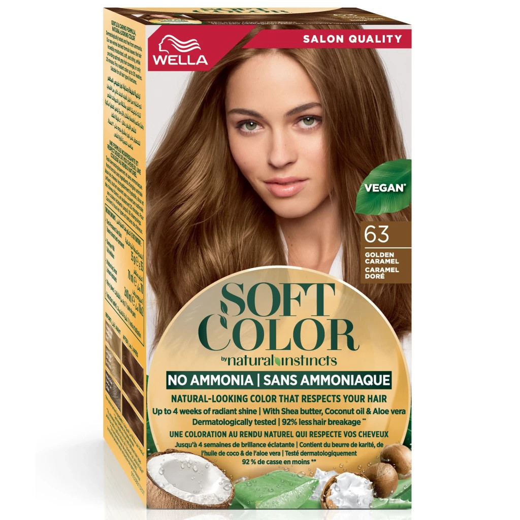 Фарба для волосся Wella Soft Color Безаміачна 63 - Карамель (3614228865807) - изображение 1
