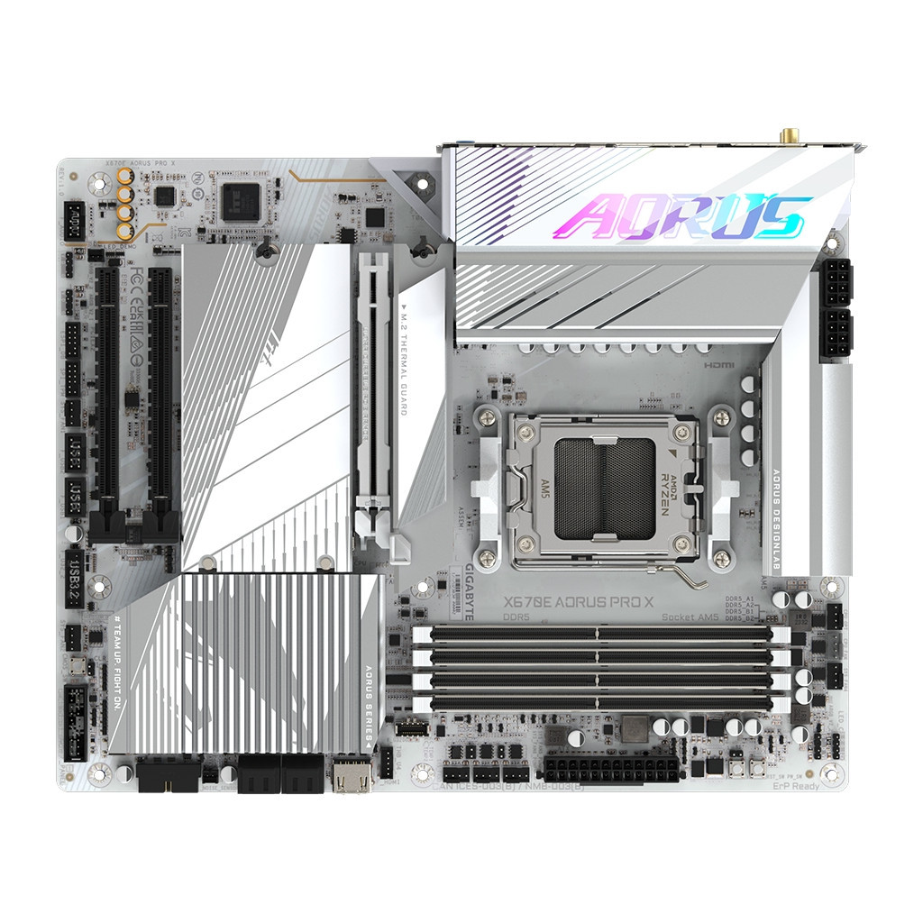 Материнська плата GIGABYTE X670E AORUS PRO X - зображення 4