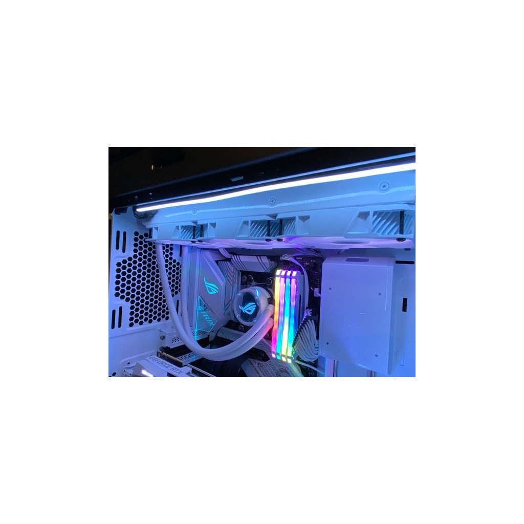 Система рідинного охолодження ASUS ROG STRIX LC 240 RGB WHITE EDITION AMD AM4, TR4, LGA 115x,1366,2011,2011-3,2066 RGB WHITE EDITIO (90RC0062-M0UAY0) - зображення 2