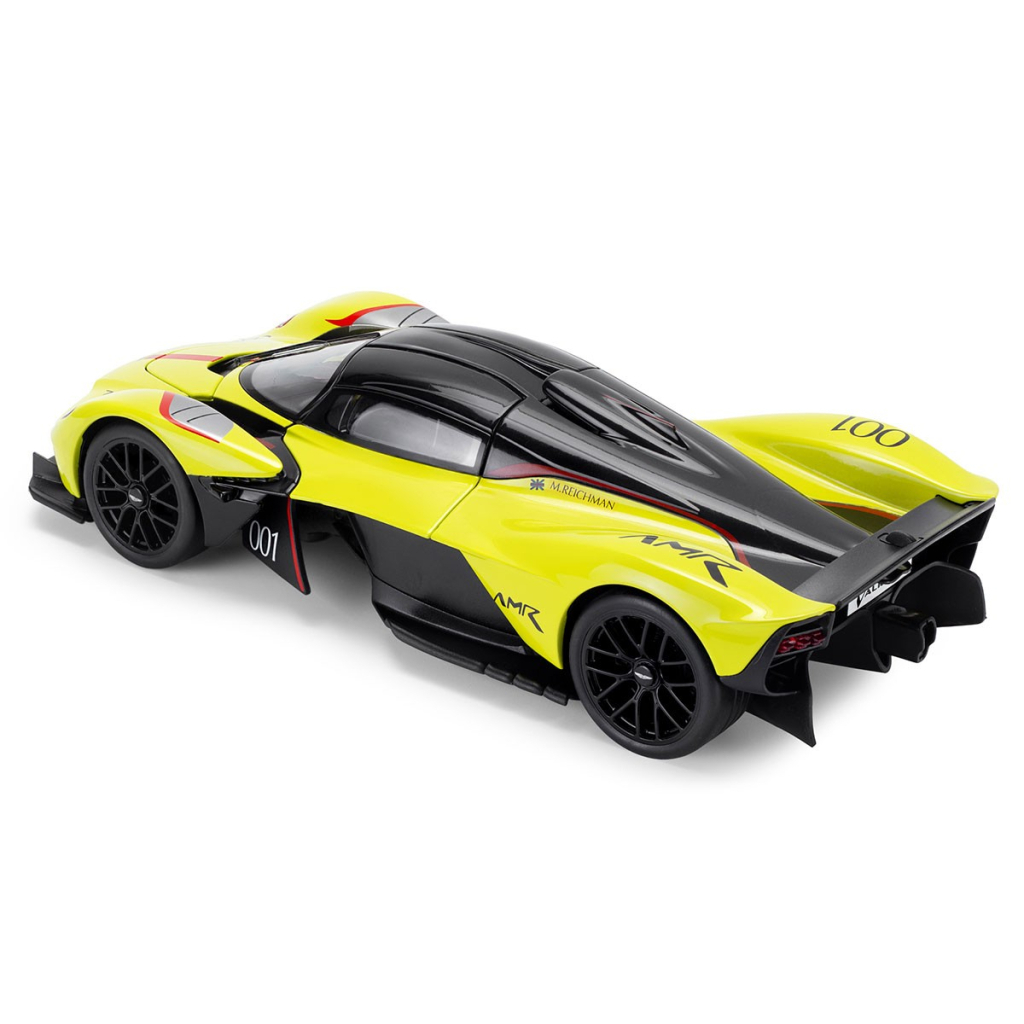 Машина TechnoDrive Aston Martin Valkyrie жовтий 1:18 (250937AMVKLG) - зображення 3