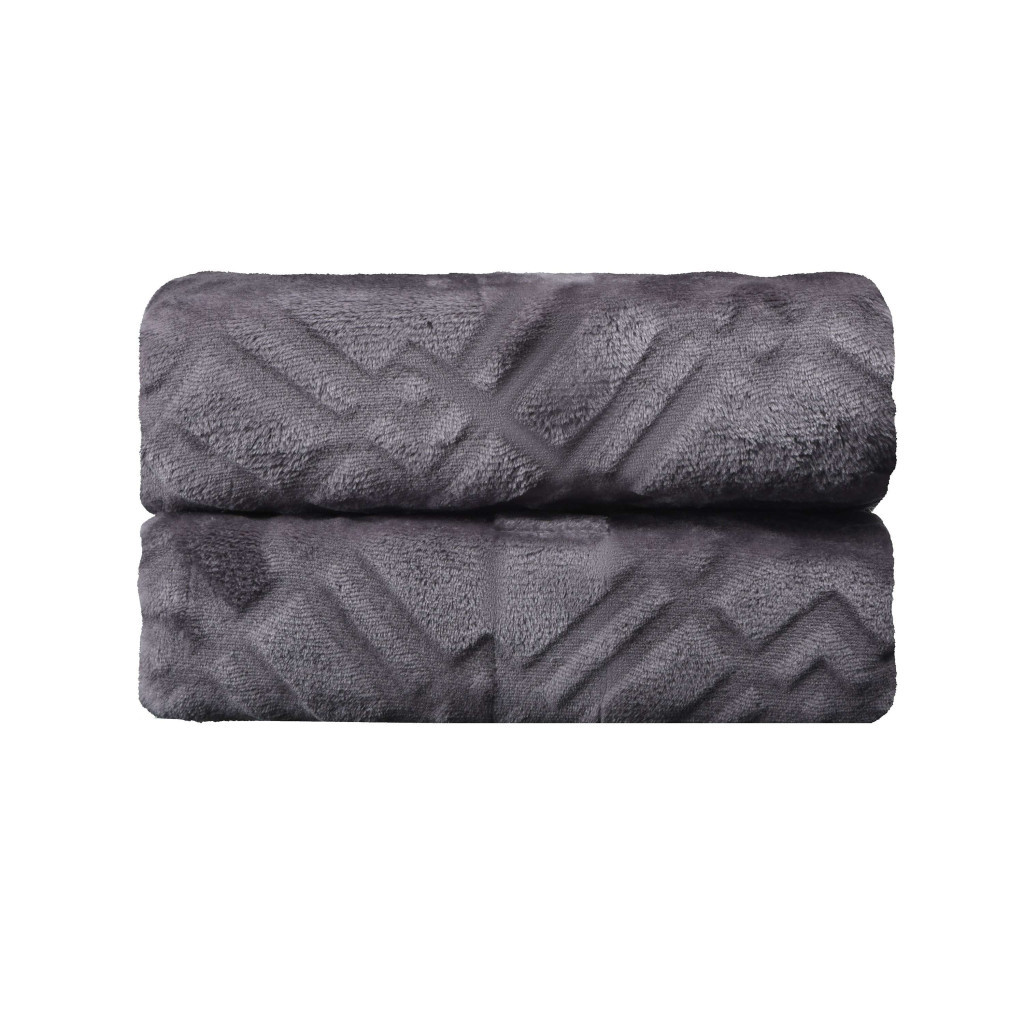 Плед Ardesto Embossed сірий, 160х200 см (ART0303EB) - зображення 12