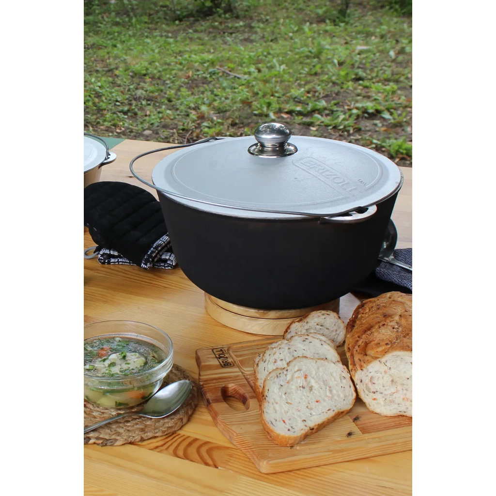 Котел туристичний Brizoll алюмінієвий з дужкою та кришкою 10 л (12-010-1) - зображення 7