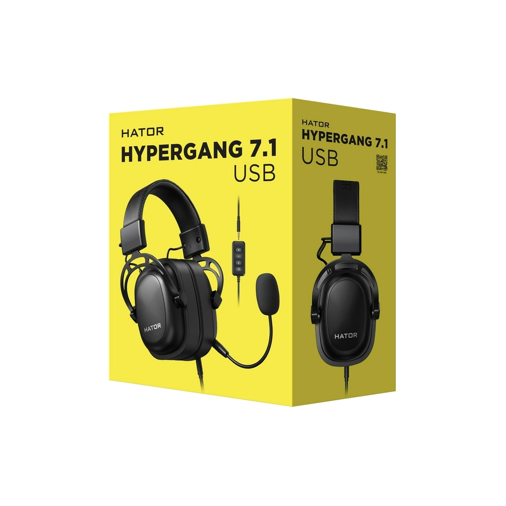 Навушники Hator Hypergang 7.1 USB Black (HTA-840) - зображення 8