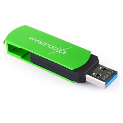 USB флеш накопичувач eXceleram 64GB P2 Series Green/Black USB 3.1 Gen 1 (EXP2U3GRB64) - зображення 5