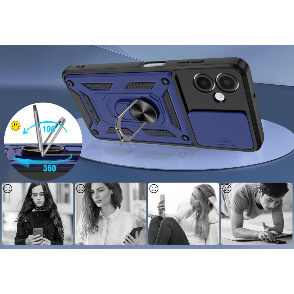 Чохол до мобільного телефона BeCover Military Samsung Galaxy A06 SM-A065 Blue (713066) - зображення 4