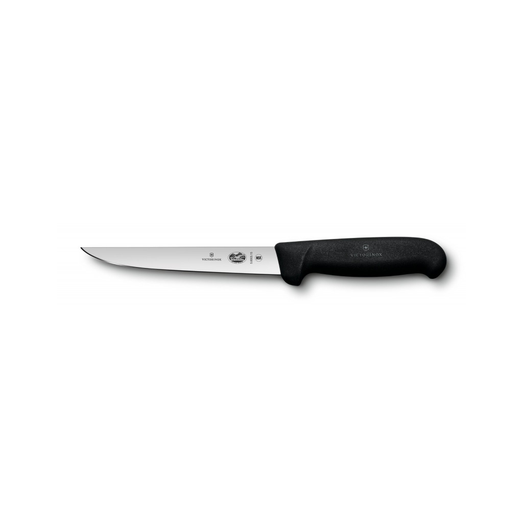 Кухонний ніж Victorinox Fibrox Boning 15 см Black (5.6003.15) - зображення 1
