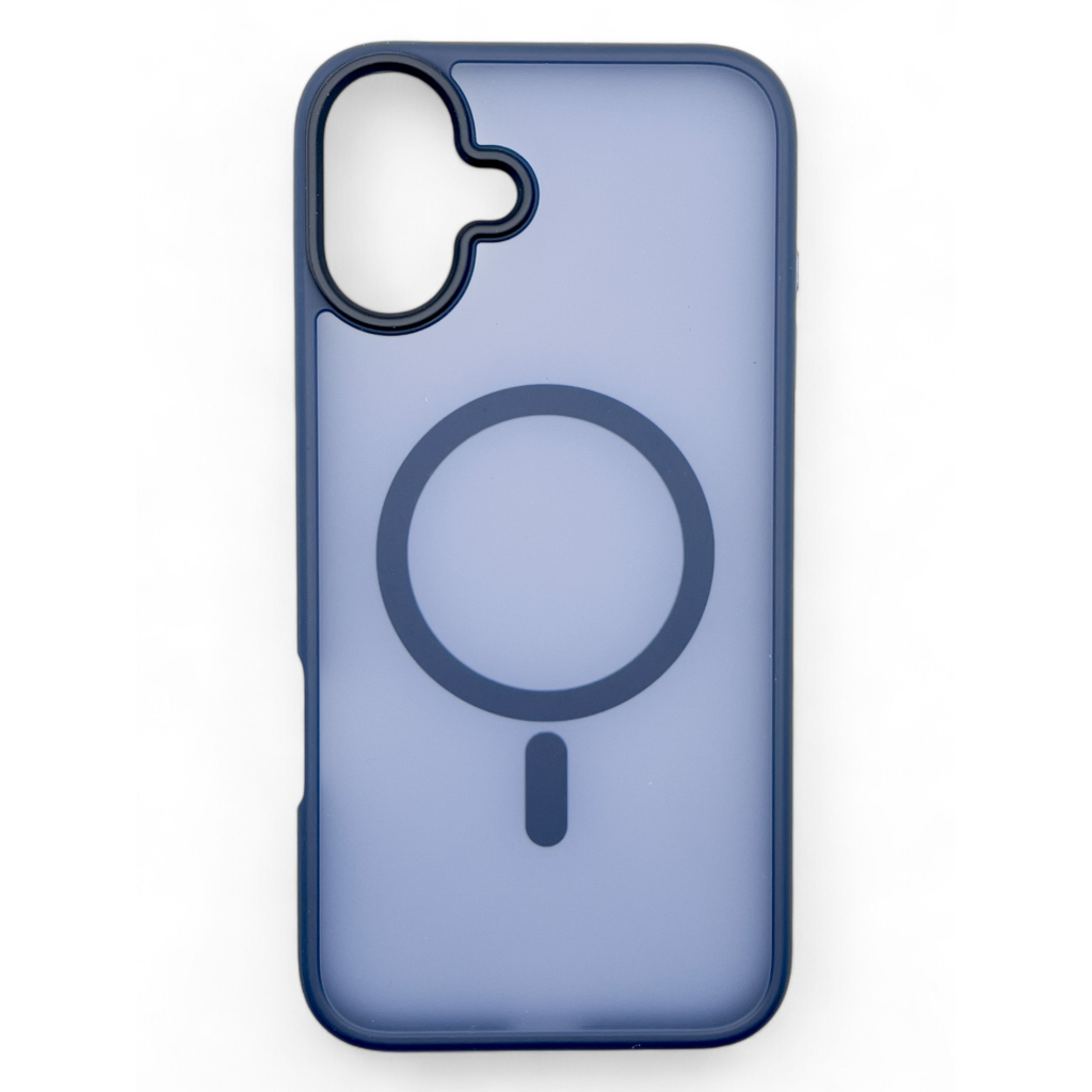 Чохол до мобільного телефона BeCover Metal Buttons Case (MagSafe) для Apple iPhone 16 Blue (712091) - зображення 1