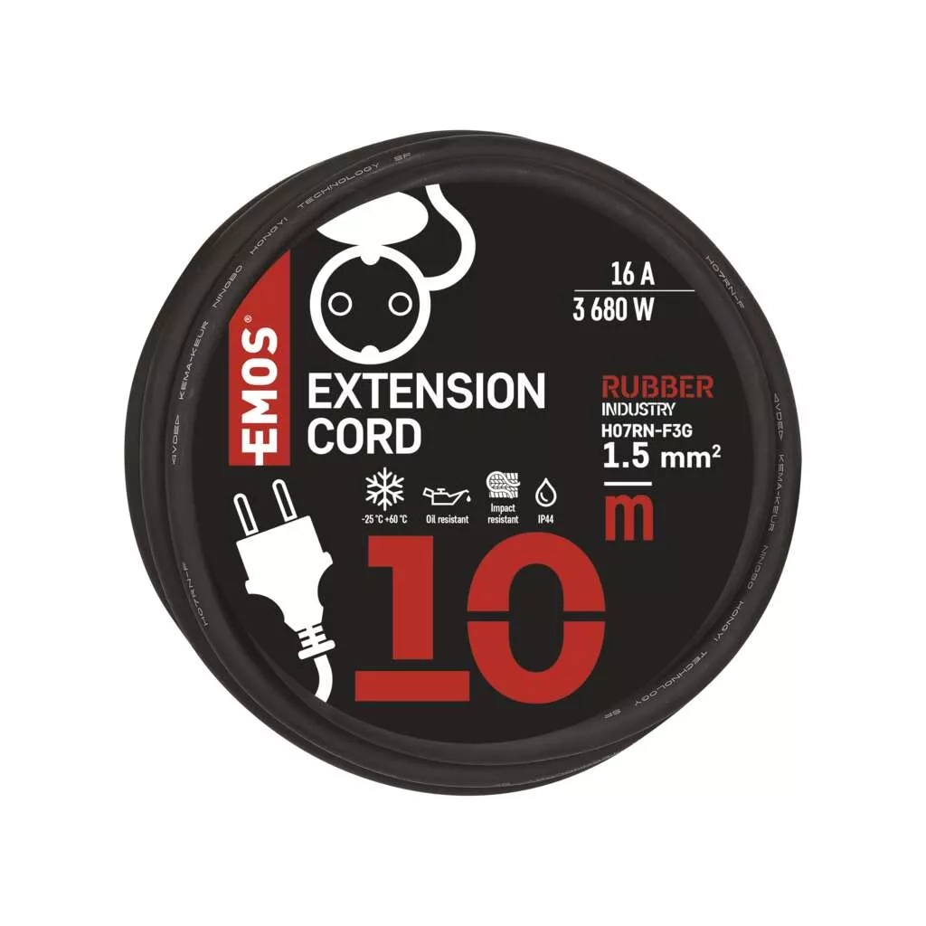 Мережевий подовжувач EMOS P01810 - зображення 3