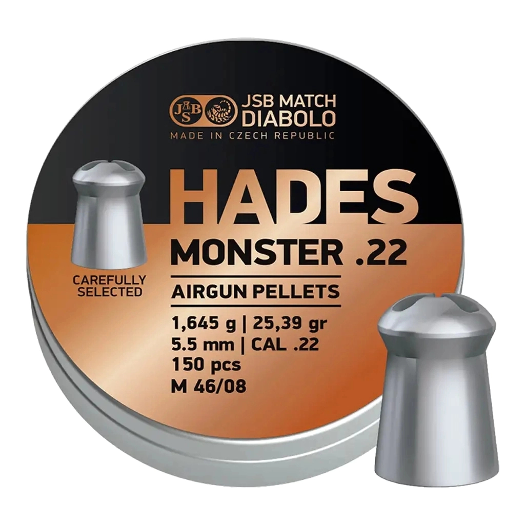 Пульки JSB Hades Monster 5,5 мм 1.645 г (150 шт/уп) (546390-150) - зображення 1