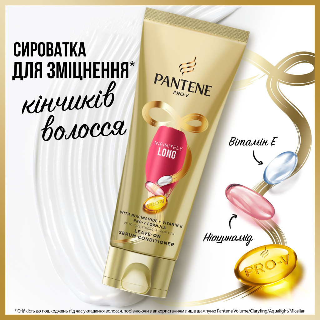 Сироватка для волосся Pantene Pro-V Infinitely Long 200 мл (8700216058100) - изображение 6