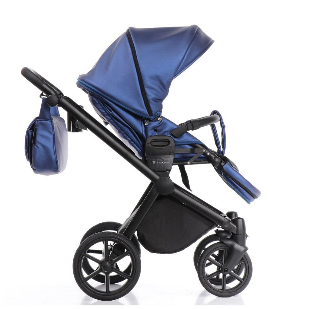 Коляска Invictus 2 в 1 V-Dream Lux Blue Black (71405) - зображення 6