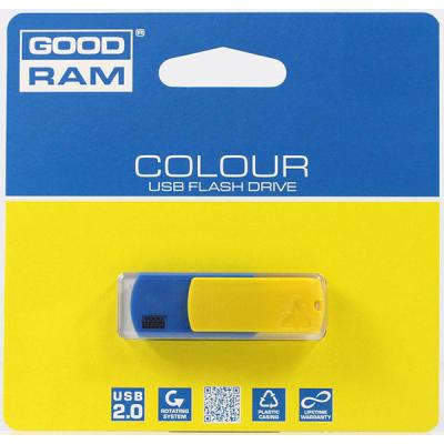 USB флеш накопичувач Goodram 32GB COLOUR UKRAINE USB 2.0 (PD32GH2GRCOBYR9 / PD32GH2GRCOBYR9L) - зображення 2
