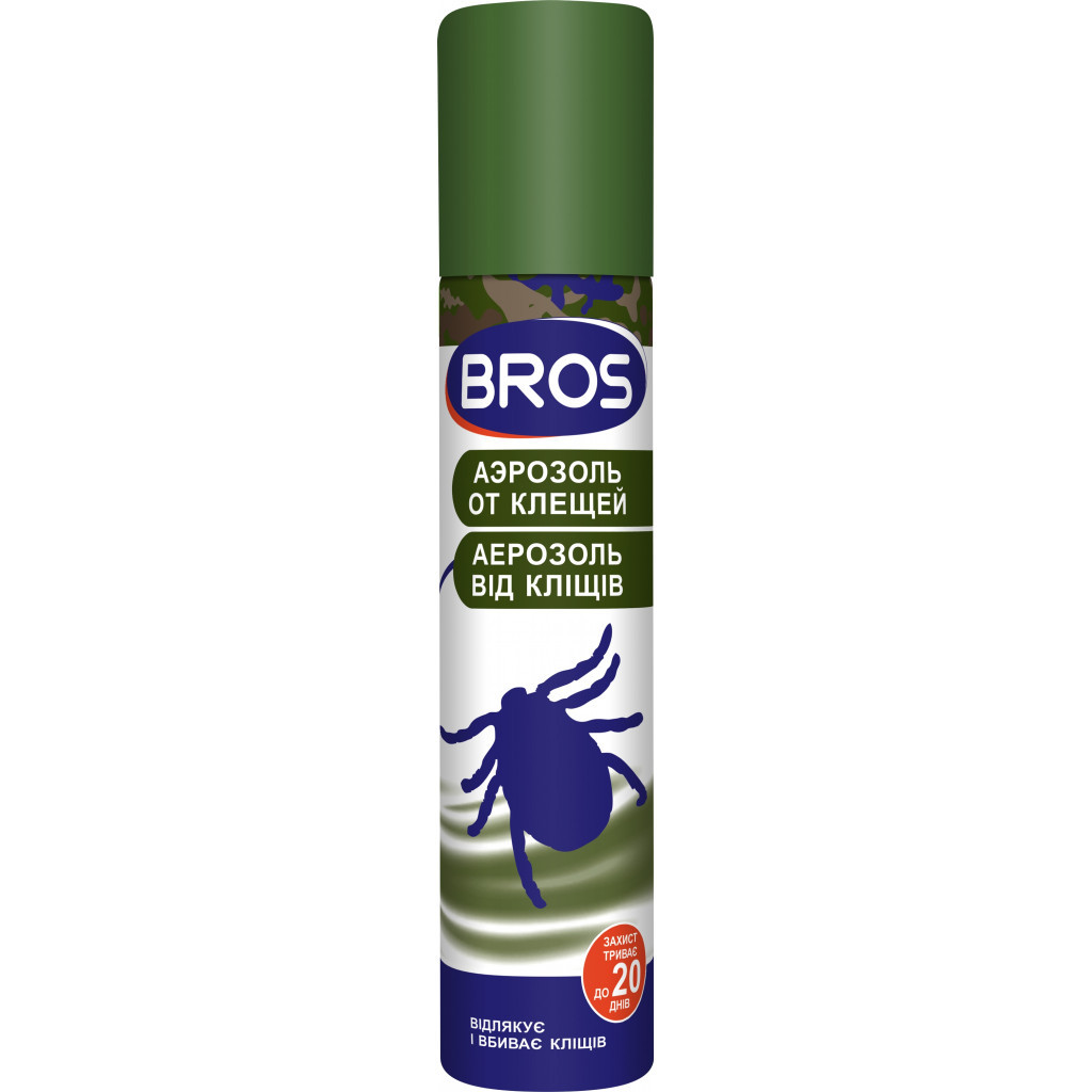 Аерозоль від комах Bros від кліщів 90 мл (5904517085121/5904517309982) - изображение 2