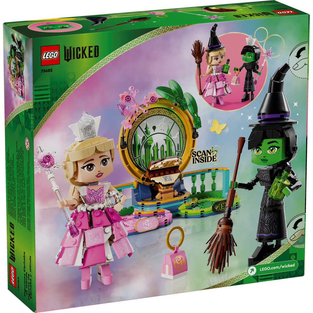 Конструктор LEGO Wicked Фігурки Ельфаби й Ґлінди 558 деталей (75682) - зображення 6