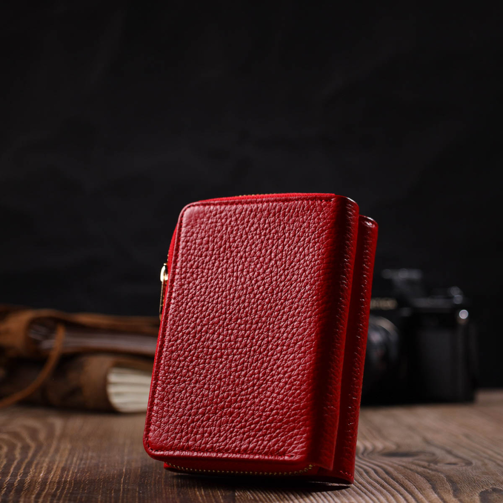 Портмоне Tony Bellucci З натуральної шкіри Червоне (22023) - зображення 10