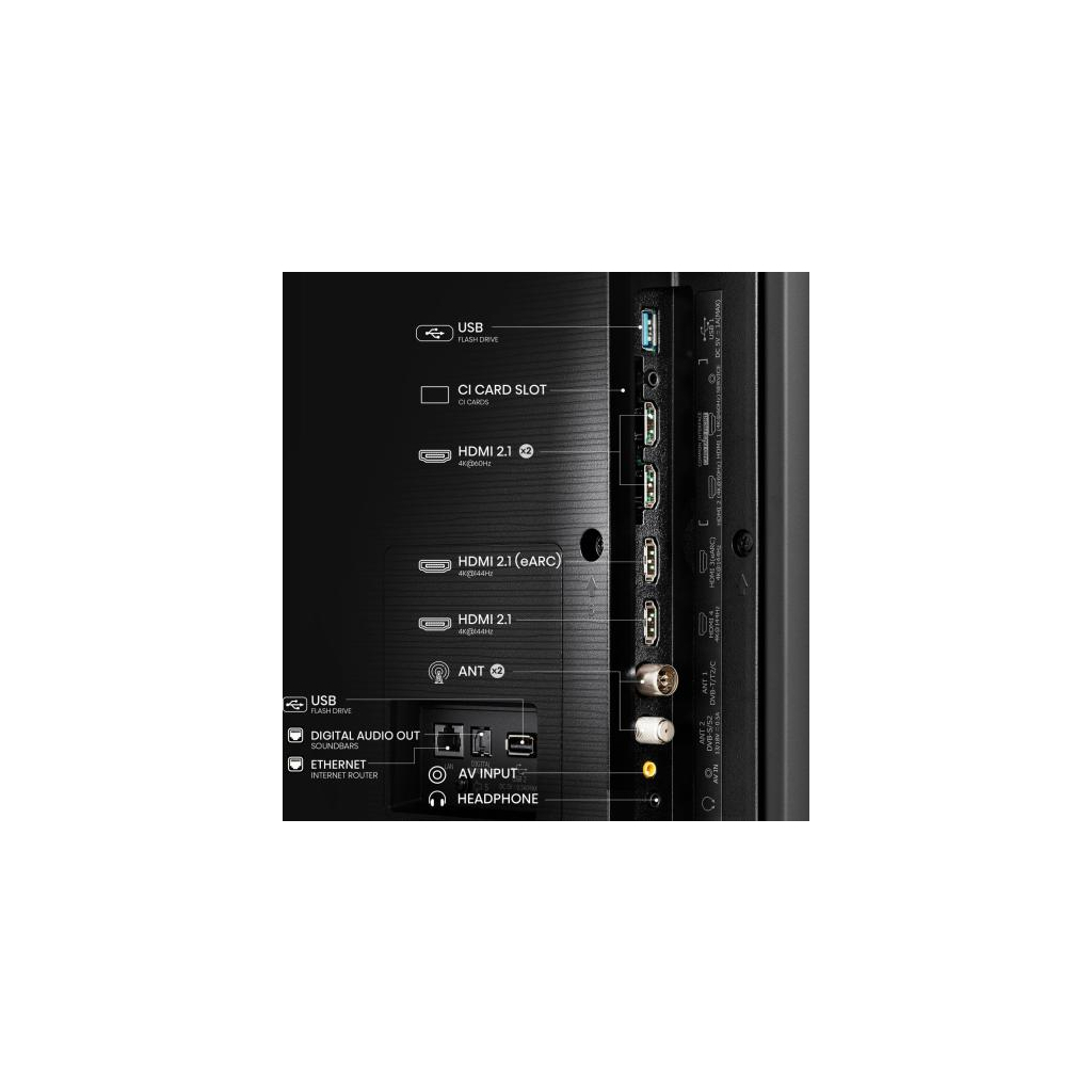 Телевізор Hisense 75E7NQ PRO - зображення 3