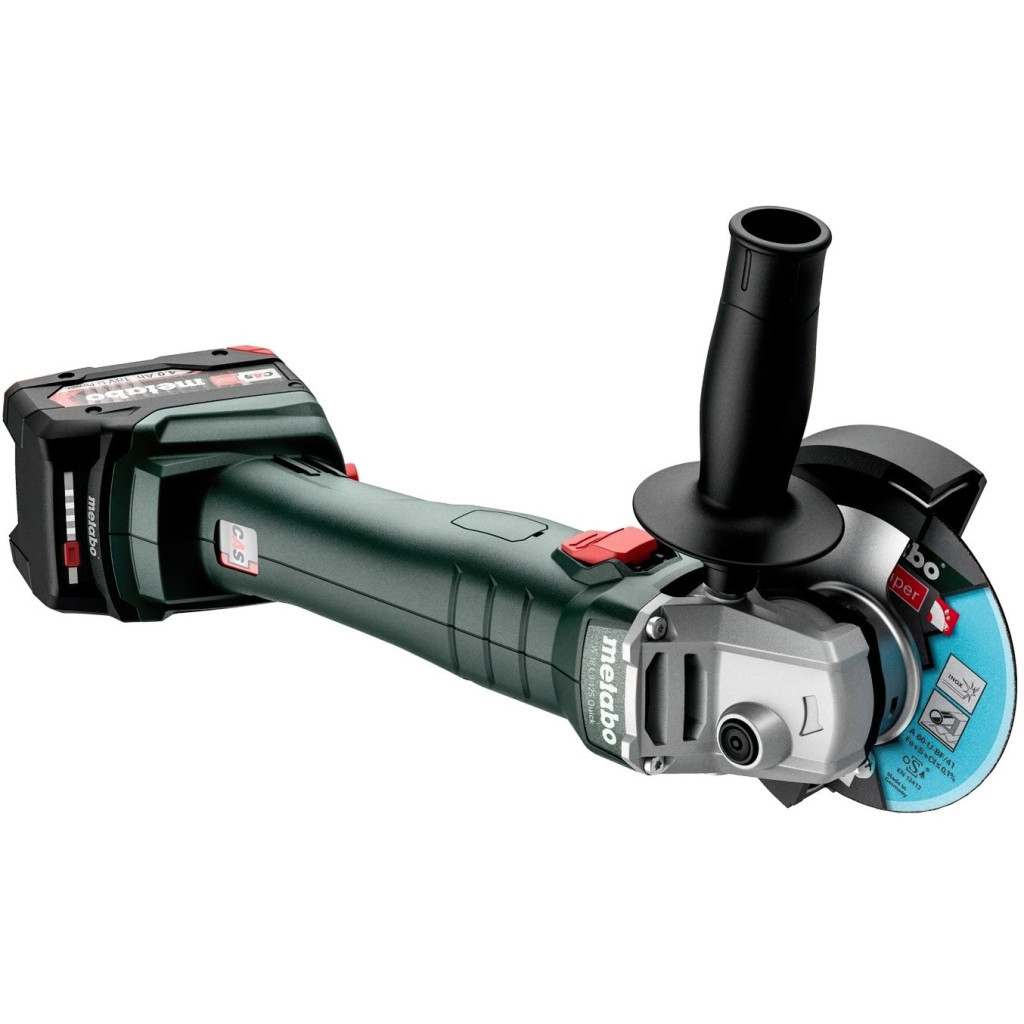 Шліфувальна машина Metabo W 18 L 9-125 125мм, 18В, 2х4Ah, 8500об/хв, 2.3кг (602247510) - изображение 3