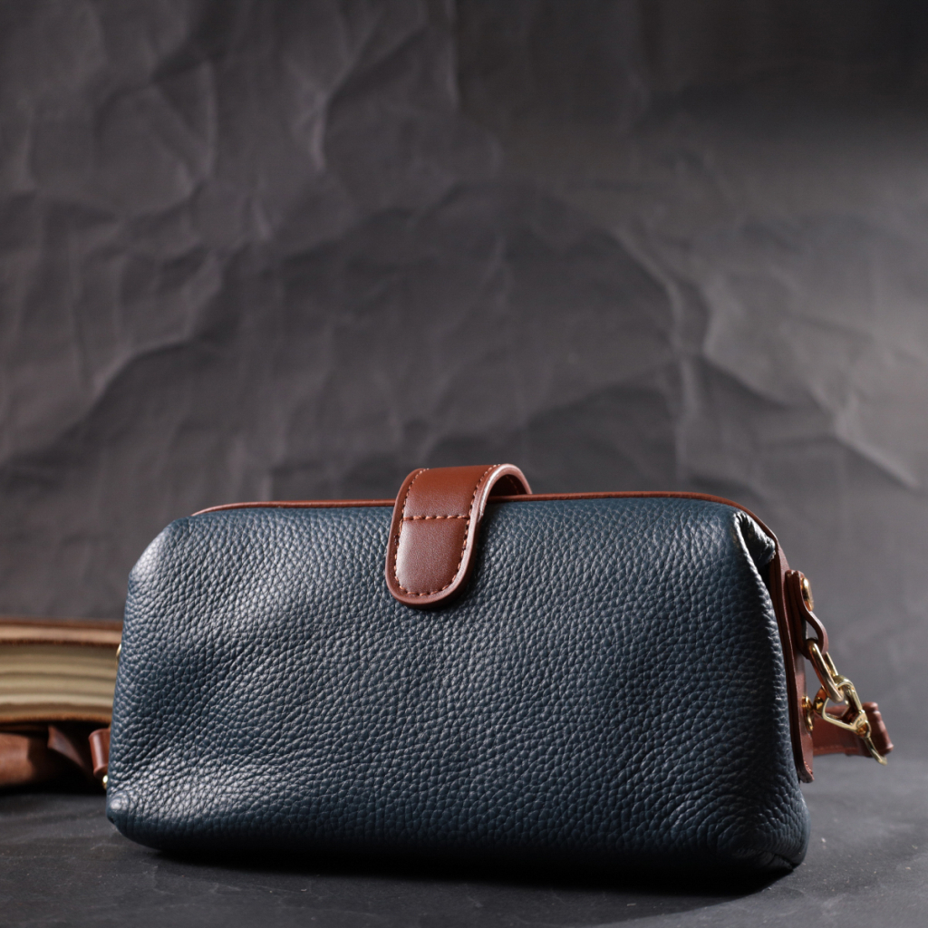 Сумка Vintage Синя (22428) - зображення 11