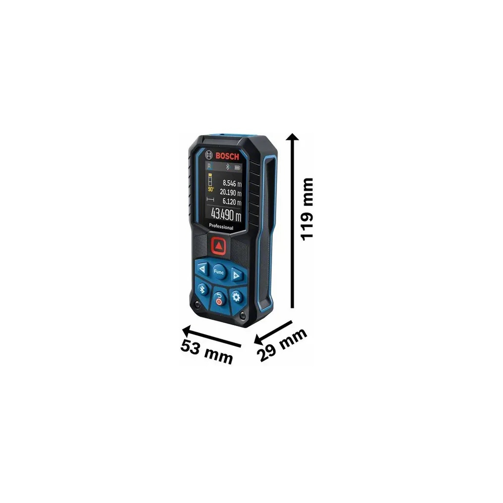 Далекомір Bosch GLM 50-27 C, 0.05-50 м, IP 65 (0.601.072.T00) - зображення 4