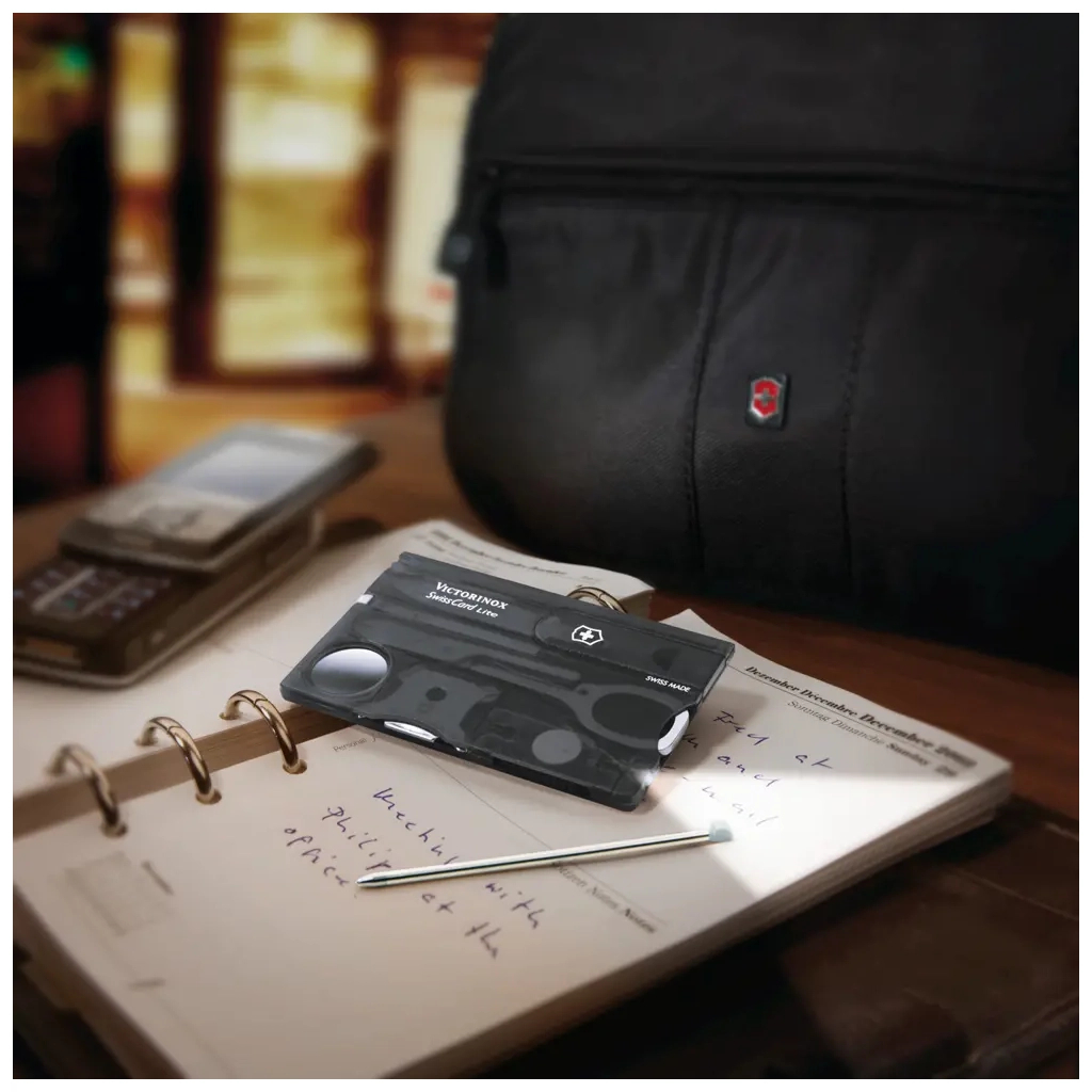 Мультитул Victorinox SwissCard Lite Transparent Black (0.7333.T3) - зображення 9