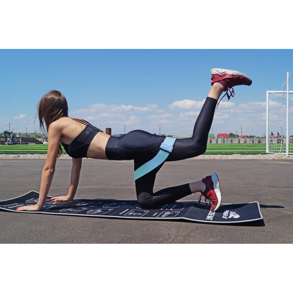 Еспандер PowerPlay 4111 M Medium Блакитний (PP_4111_Blue_M) - зображення 5