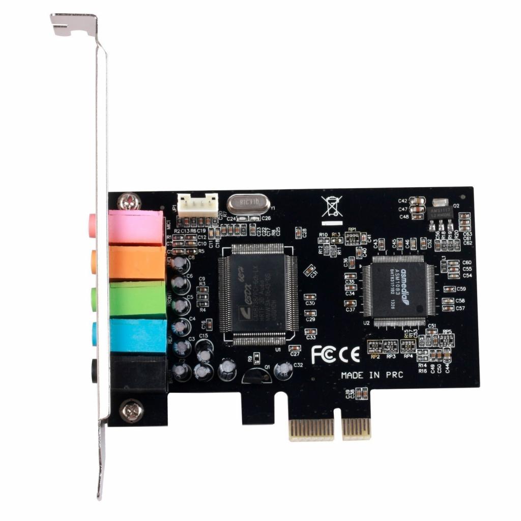 Звукова плата Manli C-Media 8738 PCI-E 6(5.1) каналов bulk (M-CMI8738-PCI-E) - изображение 1