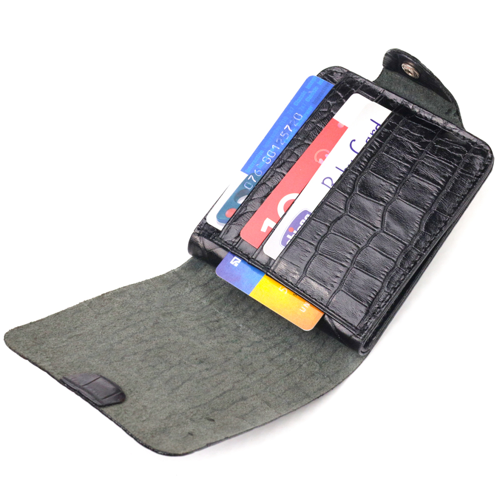 Портмоне Canpellini З натуральної шкіри Чорне (21572) - зображення 6