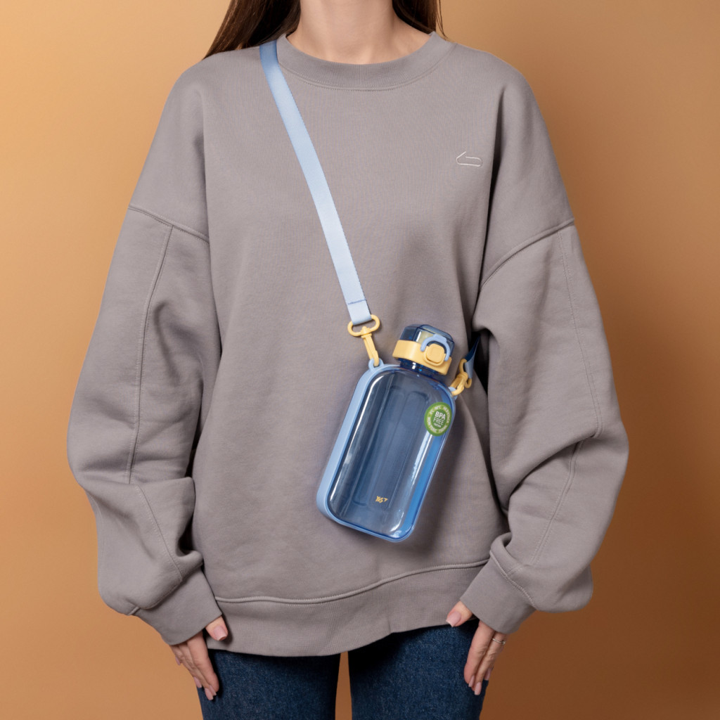 Поїльник-непроливайка Yes Fusion 750 мл жовто-блакитна (708196) - зображення 8