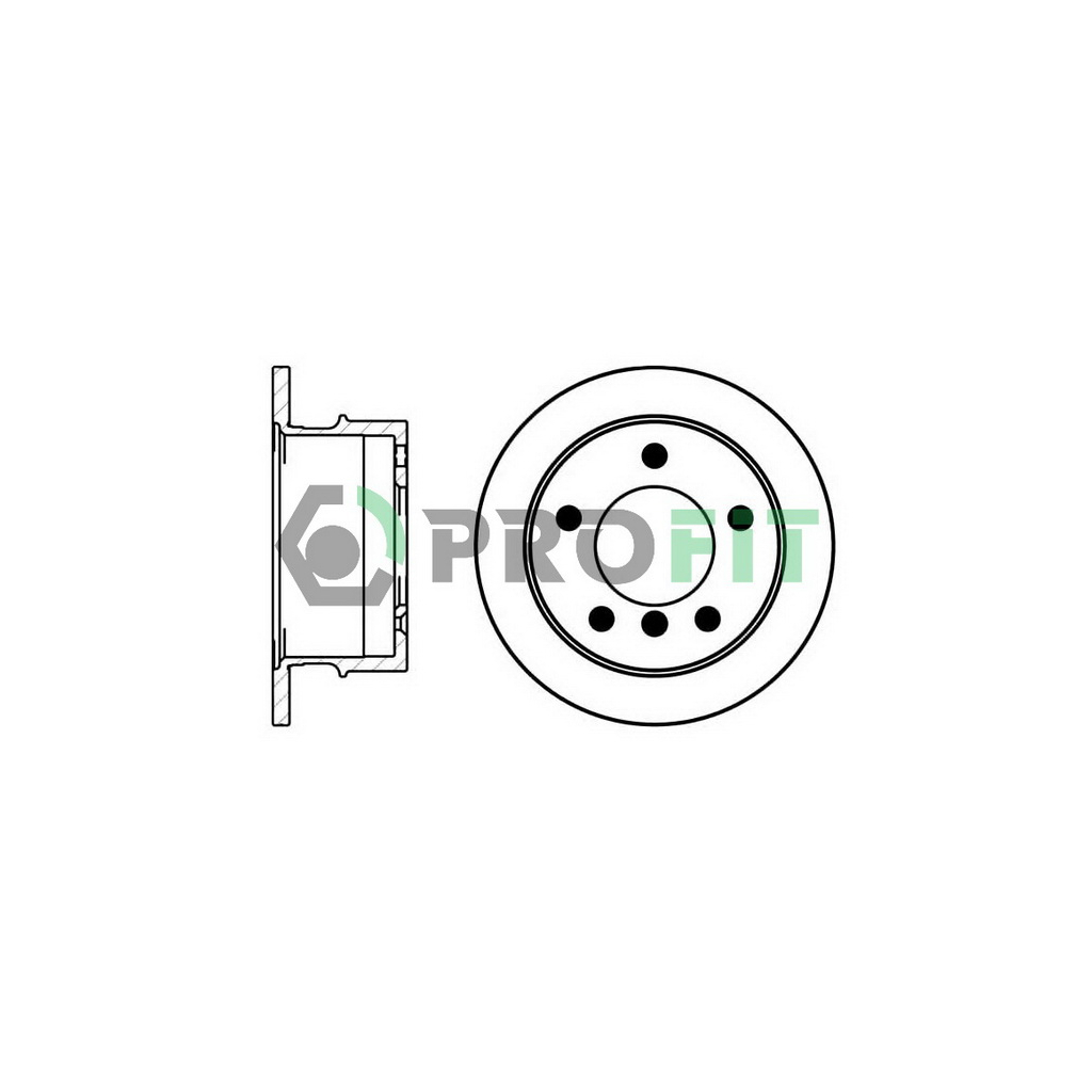 Гальмівний диск Profit 5010-0931 - зображення 1