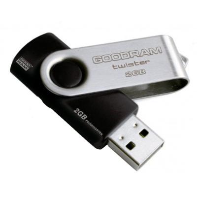 USB флеш накопичувач Goodram 2GB Twister USB 2.0 (PD2GH2GRTSKR9) - зображення 1