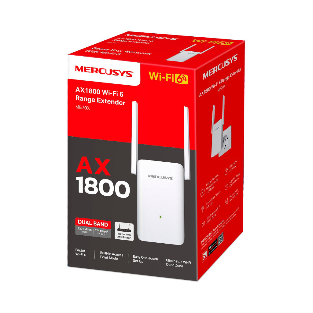 Ретранслятор Mercusys ME70X - зображення 3