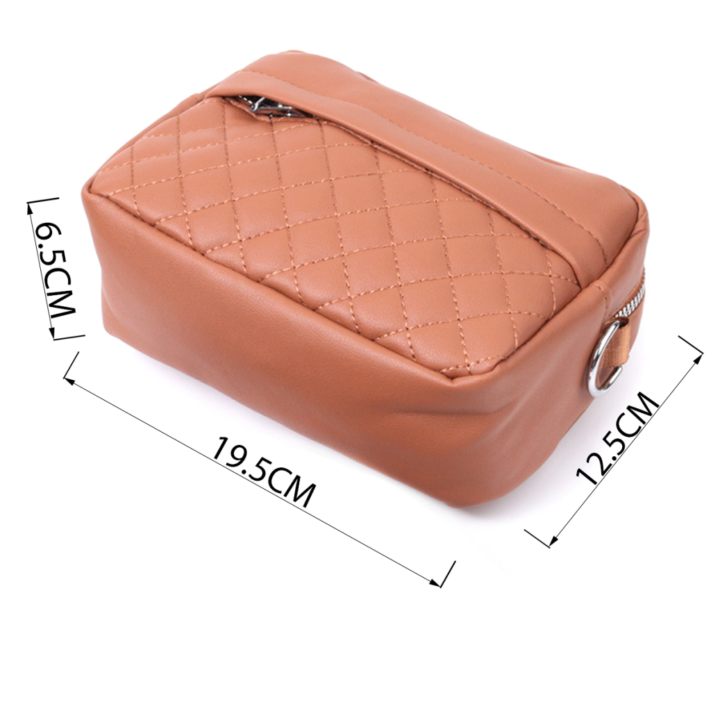 Сумка Vintage Жіноча крос-боді з монетницею з екошкіри Руда (22795) - зображення 3